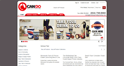 Desktop Screenshot of candospecialtyprinting.com